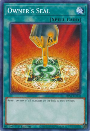 Owner's Seal [SDSA-EN030] Common - Yu-Gi-Oh! - Card Brawlers | Quebec | Canada |