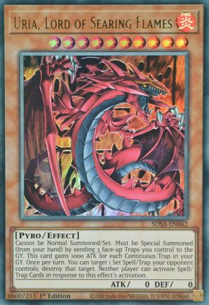 Uria, Lord of Searing Flames [SDSA-EN042] Ultra Rare - Yu-Gi-Oh! - Card Brawlers | Quebec | Canada |