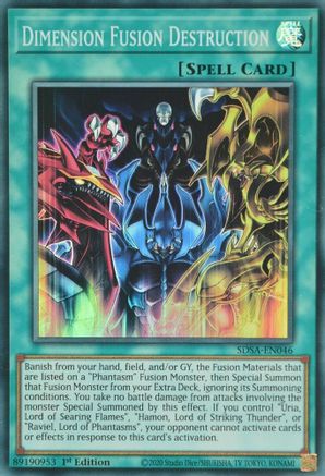 Dimension Fusion Destruction [SDSA-EN046] Super Rare - Yu-Gi-Oh! - Card Brawlers | Quebec | Canada |