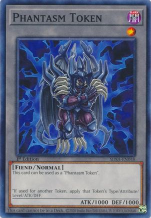 Phantasm Token [SDSA-EN048] Common - Yu-Gi-Oh! - Card Brawlers | Quebec | Canada |