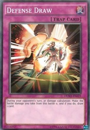 Defense Draw [DEM3-EN019] Common - Yu-Gi-Oh! - Card Brawlers | Quebec | Canada |