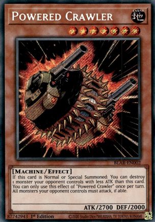 Powered Crawler [BLAR-EN002] Secret Rare - Yu-Gi-Oh! - Card Brawlers | Quebec | Canada |