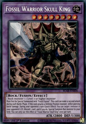 Fossil Warrior Skull King [BLAR-EN006] Secret Rare - Yu-Gi-Oh! - Card Brawlers | Quebec | Canada |