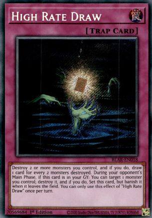 High Rate Draw [BLAR-EN018] Secret Rare - Yu-Gi-Oh! - Card Brawlers | Quebec | Canada |