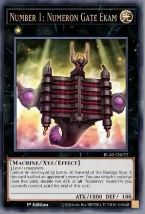 Number 1: Numeron Gate Ekam [BLAR-EN022] Ultra Rare - Yu-Gi-Oh! - Card Brawlers | Quebec | Canada |
