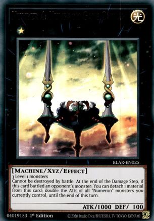 Numéro 4 : Numeron Gate Catvari [BLAR-EN025] Ultra Rare 