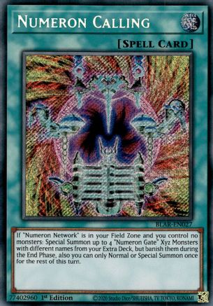 Numeron Calling [BLAR-EN027] Secret Rare - Yu-Gi-Oh! - Card Brawlers | Quebec | Canada |