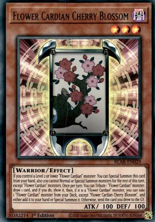 Flower Cardian Cherry Blossom [BLAR-EN029] Ultra Rare - Yu-Gi-Oh! - Card Brawlers | Quebec | Canada |