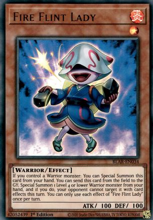 Fire Flint Lady [BLAR-EN034] Ultra Rare - Yu-Gi-Oh! - Card Brawlers | Quebec | Canada |