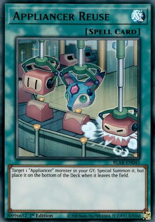 Appliancer Reuse [BLAR-EN043] Ultra Rare - Yu-Gi-Oh! - Card Brawlers | Quebec | Canada |