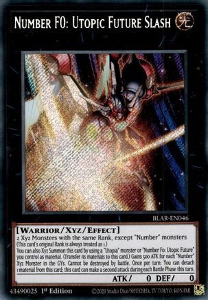 Number F0: Utopic Future Slash [BLAR-EN046] Secret Rare - Yu-Gi-Oh! - Card Brawlers | Quebec | Canada |
