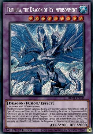 Trishula, the Dragon of Icy Imprisonment [BLAR-EN048] Secret Rare - Yu-Gi-Oh! - Card Brawlers | Quebec | Canada |