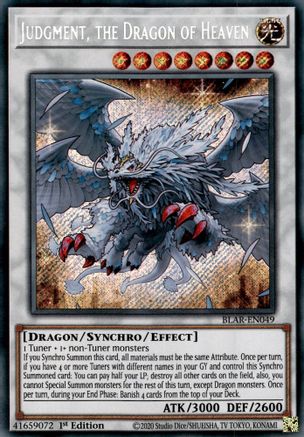 Judgment, the Dragon of Heaven [BLAR-EN049] Secret Rare - Yu-Gi-Oh! - Card Brawlers | Quebec | Canada |
