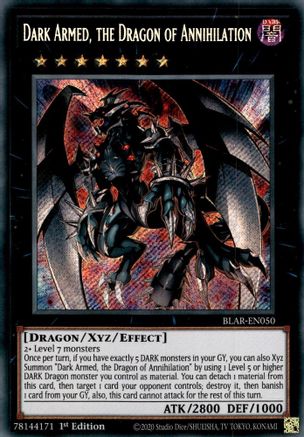 Dark Armed, the Dragon of Annihilation [BLAR-EN050] Secret Rare - Yu-Gi-Oh! - Card Brawlers | Quebec | Canada |