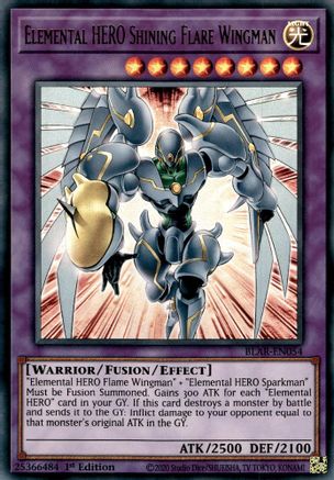 Elemental Hero Shining Flare Wingman [BLAR-EN054] Ultra Rare - Yu-Gi-Oh! - Card Brawlers | Quebec | Canada |