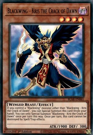 Blackwing - Kris the Crack of Dawn [BLAR-EN061] Ultra Rare - Yu-Gi-Oh! - Card Brawlers | Quebec | Canada |