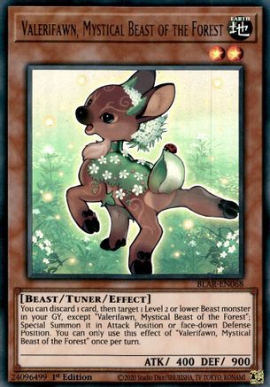 Valerifawn, Mystical Beast of the Forest [BLAR-EN068] Ultra Rare - Yu-Gi-Oh! - Card Brawlers | Quebec | Canada |