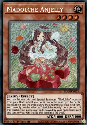 Madolche Anjelly [BLAR-EN073] Secret Rare - Yu-Gi-Oh! - Card Brawlers | Quebec | Canada |