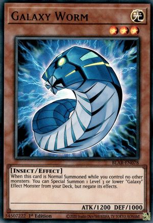Galaxy Worm [BLAR-EN078] Ultra Rare - Yu-Gi-Oh! - Card Brawlers | Quebec | Canada |