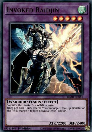 Invoked Raidjin [BLAR-EN081] Ultra Rare - Yu-Gi-Oh! - Card Brawlers | Quebec | Canada |