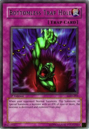 Bottomless Trap Hole [LOD-092] Rare - Yu-Gi-Oh! - Card Brawlers | Quebec | Canada |