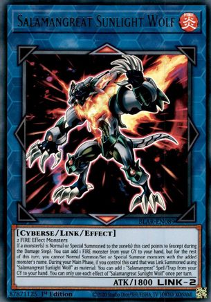 Salamangreat Sunlight Wolf [BLAR-EN089] Ultra Rare - Yu-Gi-Oh! - Card Brawlers | Quebec | Canada |