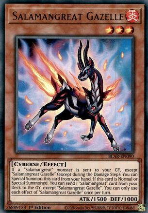 Salamangreat Gazelle [BLAR-EN090] Ultra Rare - Yu-Gi-Oh! - Card Brawlers | Quebec | Canada |