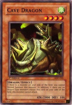 Cave Dragon [LOD-040] Common - Yu-Gi-Oh! - Card Brawlers | Quebec | Canada |