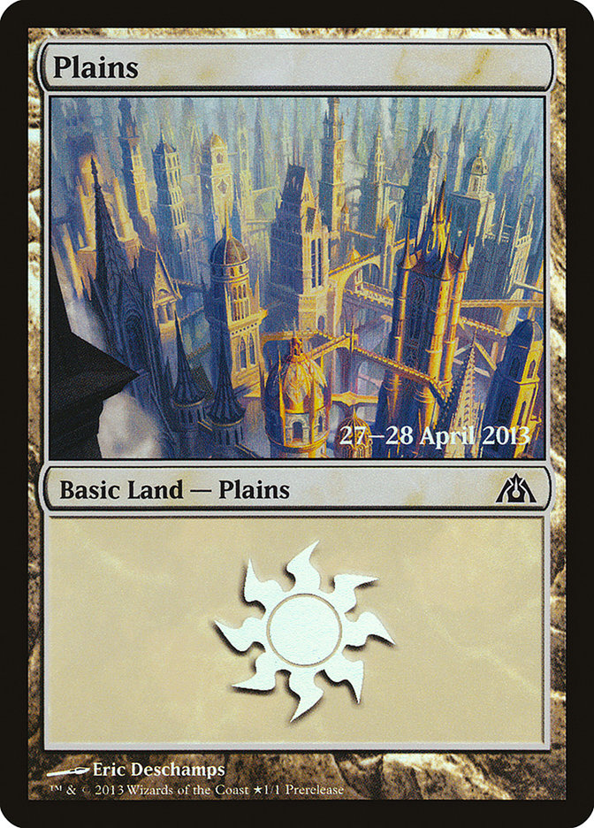 Plains (157) [Dragon's Maze Prerelease Promos] - Magic: The Gathering - Card Brawlers | Quebec | Canada |