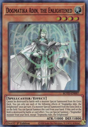 Dogmatika Adin, the Enlightened [ROTD-EN007] Super Rare - Yu-Gi-Oh! - Card Brawlers | Quebec | Canada |