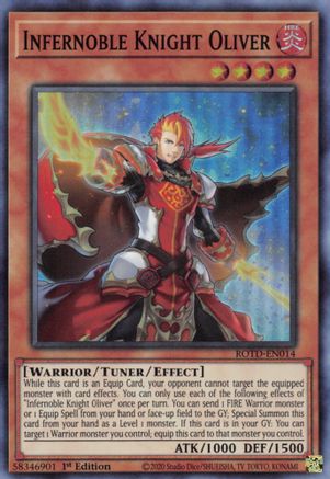 Infernoble Knight Oliver [ROTD-EN014] Super Rare - Yu-Gi-Oh! - Card Brawlers | Quebec | Canada |