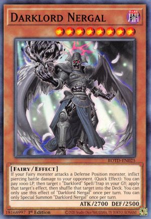Darklord Nergal [ROTD-EN025] Common - Yu-Gi-Oh! - Card Brawlers | Quebec | Canada |