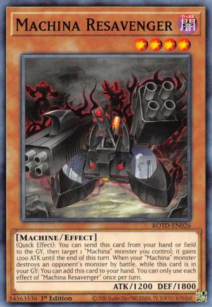 Machina Resavenger [ROTD-EN026] Common - Yu-Gi-Oh! - Card Brawlers | Quebec | Canada |