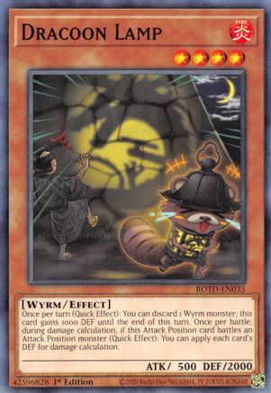 Dracoon Lamp [ROTD-EN035] Common - Yu-Gi-Oh! - Card Brawlers | Quebec | Canada |