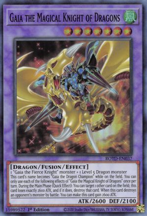 Gaia the Magical Knight of Dragons [ROTD-EN037] Super Rare - Yu-Gi-Oh! - Card Brawlers | Quebec | Canada |