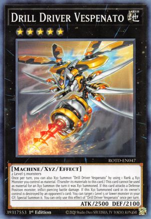 Drill Driver Vespenato [ROTD-EN047] Common - Yu-Gi-Oh! - Card Brawlers | Quebec | Canada |