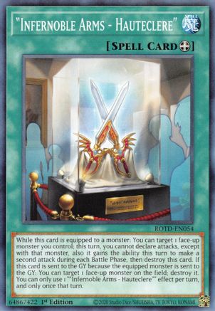 "Infernoble Arms - Hauteclere" [ROTD-EN054] Common - Yu-Gi-Oh! - Card Brawlers | Quebec | Canada |