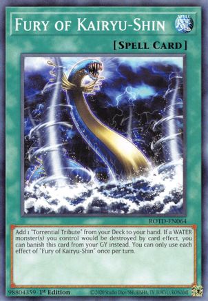 Fury of Kairyu-Shin [ROTD-EN064] Common - Yu-Gi-Oh! - Card Brawlers | Quebec | Canada |
