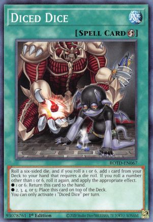 Diced Dice [ROTD-EN067] Common - Yu-Gi-Oh! - Card Brawlers | Quebec | Canada |
