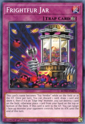 Frightfur Jar [ROTD-EN074] Common - Yu-Gi-Oh! - Card Brawlers | Quebec | Canada |