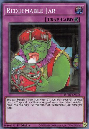 Redeemable Jar [ROTD-EN078] Super Rare - Yu-Gi-Oh! - Card Brawlers | Quebec | Canada |