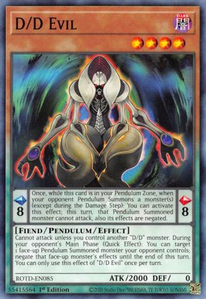 D/D Evil [ROTD-EN085] Common - Yu-Gi-Oh! - Card Brawlers | Quebec | Canada |