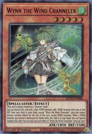Wynn the Wind Channeler [ROTD-EN086] Ultra Rare - Yu-Gi-Oh! - Card Brawlers | Quebec | Canada |
