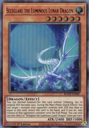 Seleglare the Luminous Lunar Dragon [ROTD-EN087] Ultra Rare - Yu-Gi-Oh! - Card Brawlers | Quebec | Canada |