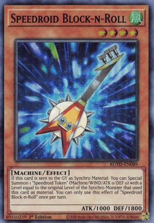 Speedroid Block-n-Roll [ROTD-EN089] Super Rare - Yu-Gi-Oh! - Card Brawlers | Quebec | Canada |