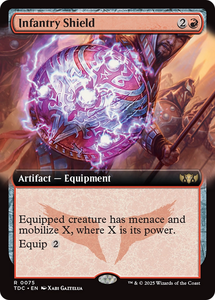 Infantry Shield (Extended Art) [Tarkir: Dragonstorm Commander] - Magic: The Gathering - Card Brawlers | Quebec | Canada |