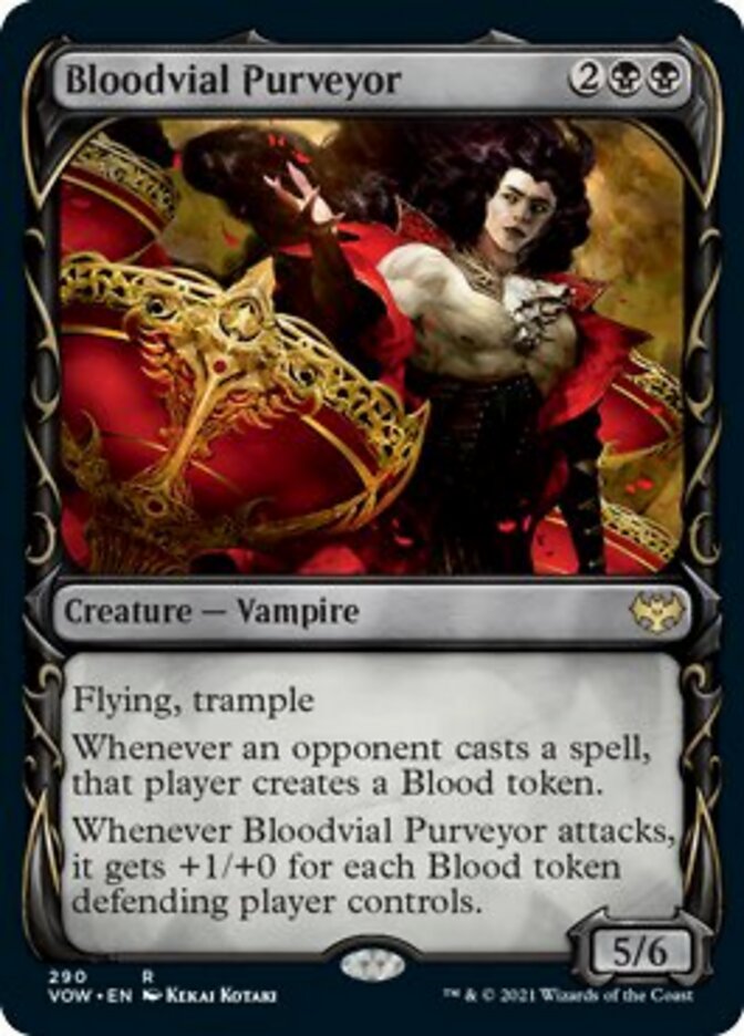 Bloodvial Purveyor (Showcase Fang Frame) [Innistrad: Crimson Vow] - Magic: The Gathering - Card Brawlers | Quebec | Canada |