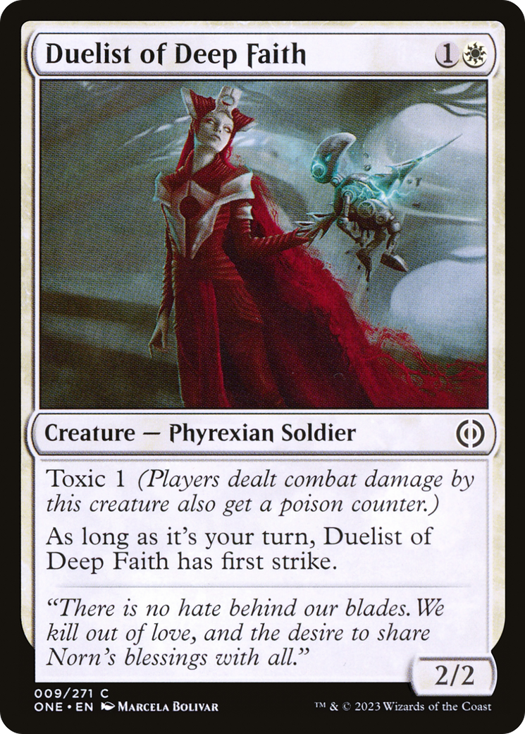 Duelist of Deep Faith [Phyrexia: All Will Be One] - Magic: The Gathering - Card Brawlers | Quebec | Canada |