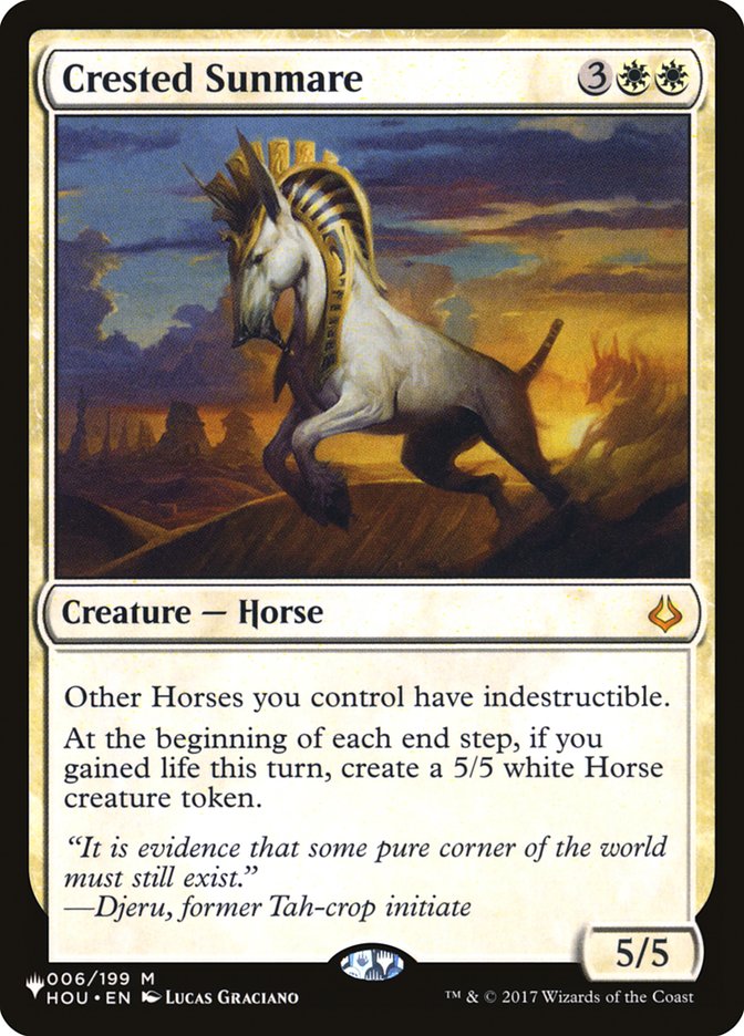 Crested Sunmare [The List] - Magic: The Gathering - Card Brawlers | Quebec | Canada |
