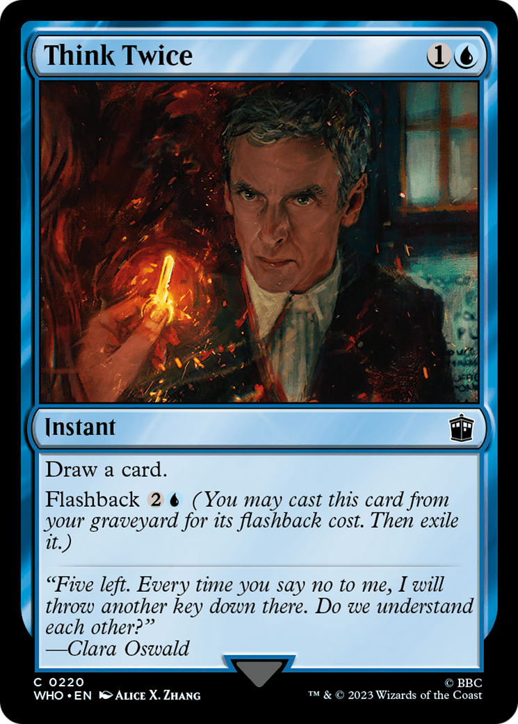 Think Twice [Doctor Who] - Magic: The Gathering - Card Brawlers | Quebec | Canada |